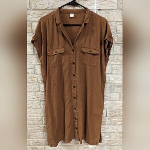 Old Navy Tie-Belt Shirt Dress